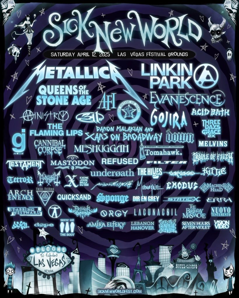 Sick New World line up 2025
